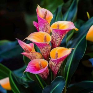 Калла Оникс купить по цене от 450р. в интернет-магазине «Посадика» с доставкой почтой в в Юргае и по всей России – [изображение №1].